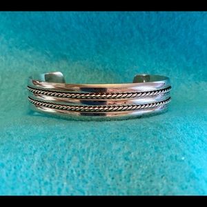 Sterling silver cuff